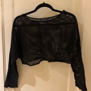 Mesh crop top